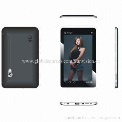 7-inch Allwinner A23 Dual-Core Tablet PCs with 100-240V AC, 50-60Hz Input
